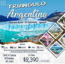 TRIÁNGULO ARGENTINO Buenos Aires - El Calafate - Iguazú